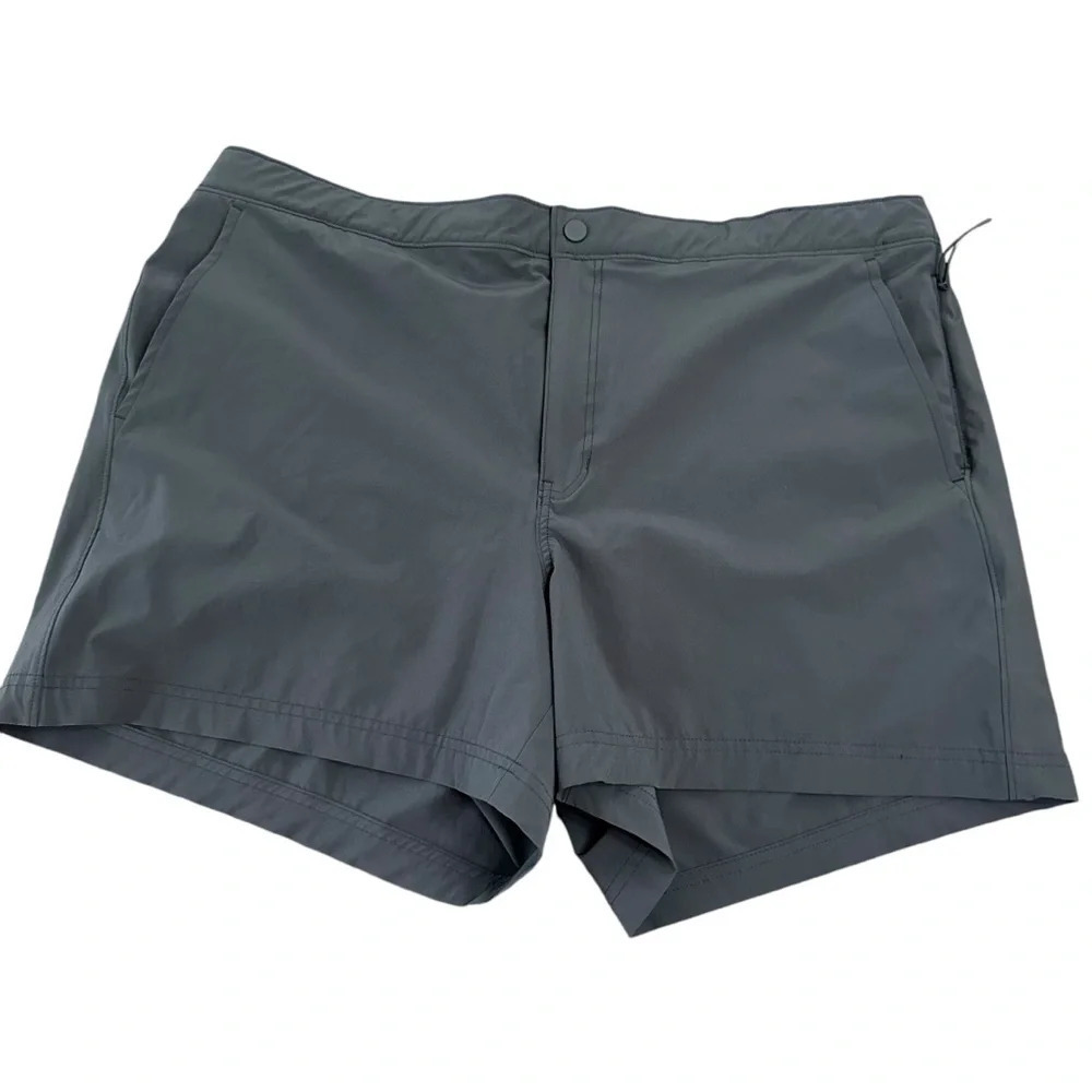 VRST Mens XL‎ Dark Gray Lined Athletic Shorts 5” Activewear Grey